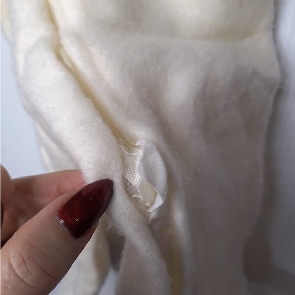 Vintage Quiltex Gnome Hooded Sleeper Fleece Zippie Teddy Bear Bunting Retro - Picture 9 of 13